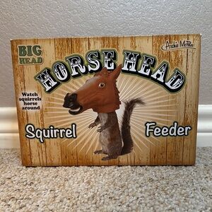 Archie McPhee Horse Head Squirrel Feeder
